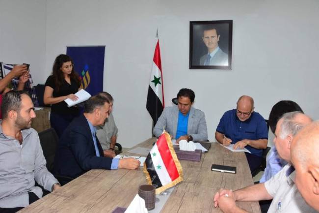 محافظة دمشق توقع عقد دراسة البنى التحتية لباسيليا سيتي وتؤكد أن تأمين السكن البديل أولوية لها 