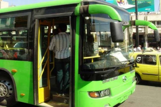 الدباس : لجنة لدراسة تعديل تعرفة باصات النقل الداخلي بدمشق