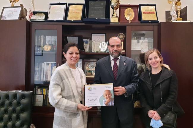 موظفو بنك الشام يشاركون في حملة جمعية بسمة لدعم الأطفال مصابي السرطان