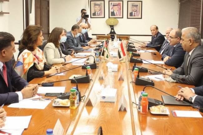 وزير الاقتصاد : ناقشنا مع الأردن زيادة التبادل التجاري ..السماح للشاحنات السورية اجتياز الحدود بشكل مباشر 