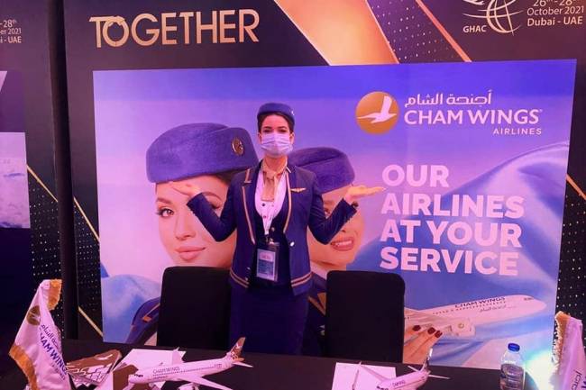 أجنحة الشام للطيران راعيةً  للمؤتمر والمعرض العالمي الثالث عشر للطيران الإنساني والمنظم من قبل برنامج الغذاء العالمي (WFP) في دبي. 