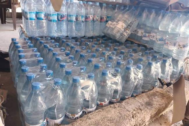 أسعار جديدة لعبوات المياه المعدنية 