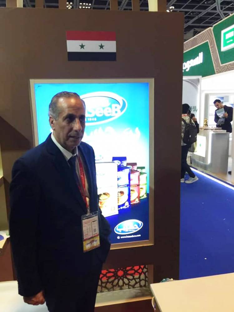 قلعه جي : نحو 37 شركة سورية شاركت بمعرض غلفود عدد منها يشارك للمرة الأولى 