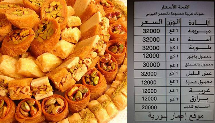 الكيلو بـ32 ألف ل.س.. جمعية الحلويات: الأسعار أرخص من باقي الدول